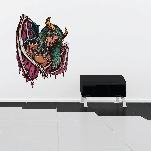 Image of Winged Succubus Sticker