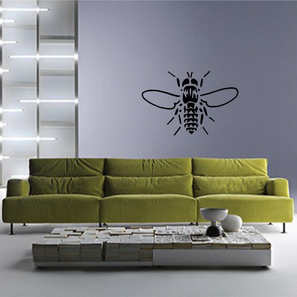 Image of Wings Spread Bee Decal