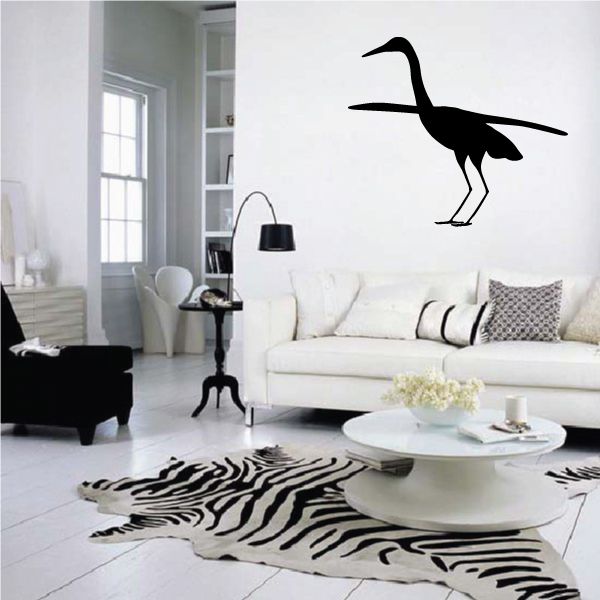 Image of Wingspread Standing Egret Decal