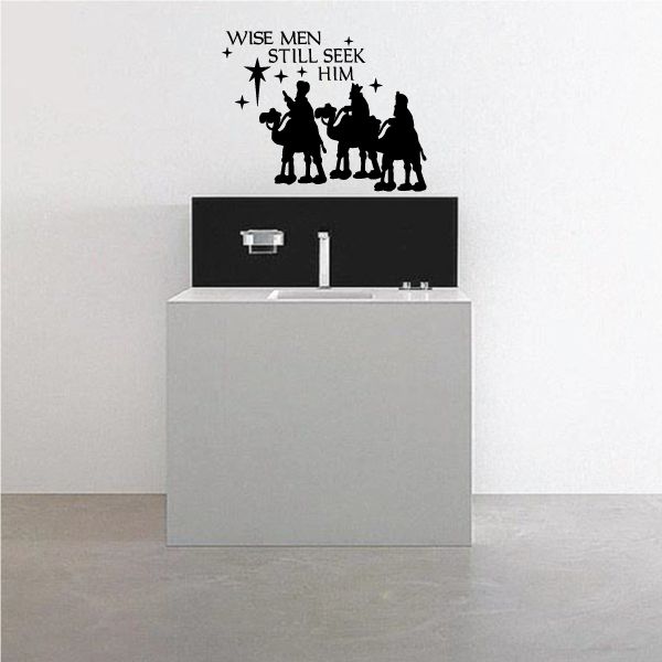 Image of Wise Men Still Seek Him Quote with Wise Men Decal