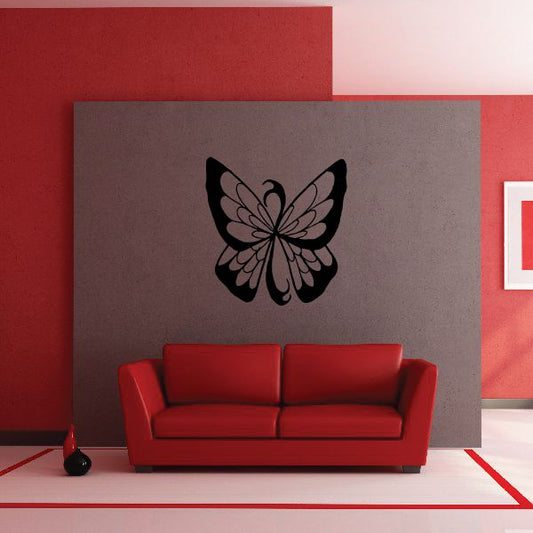 Image of Wisp Bodied Angel Wing Butterfly Decal