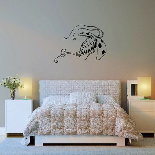 Image of Wispy Wandering Lady Bug Decal