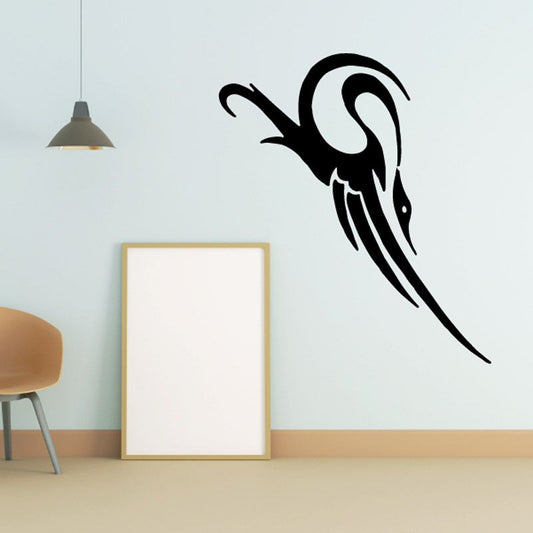 Image of Wispy Whooping Crane Decal