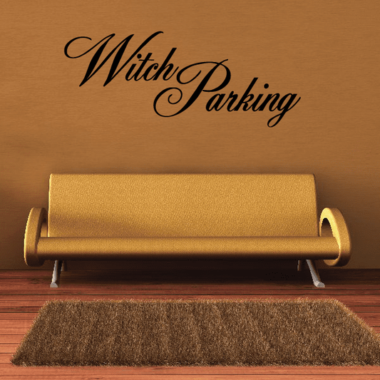 Image of Witch Parking Decal