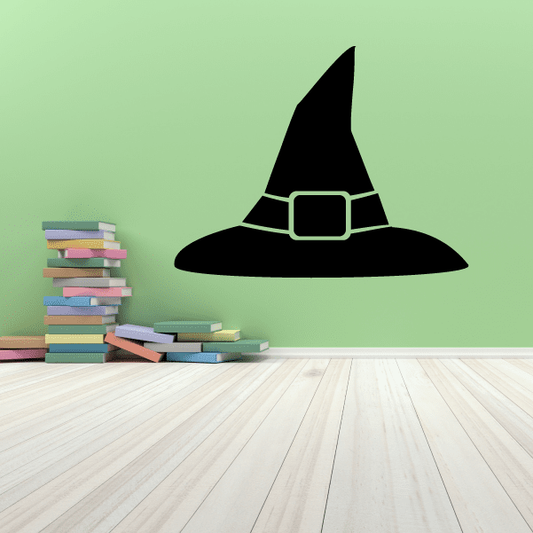 Image of Witches Hat with Buckle Halloween Decal