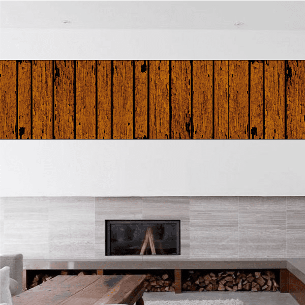 Image of Rustic Ship Lap Style Wood Stickers