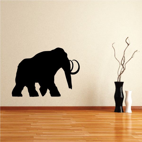 Image of Woolly Mammoth Walking Decal