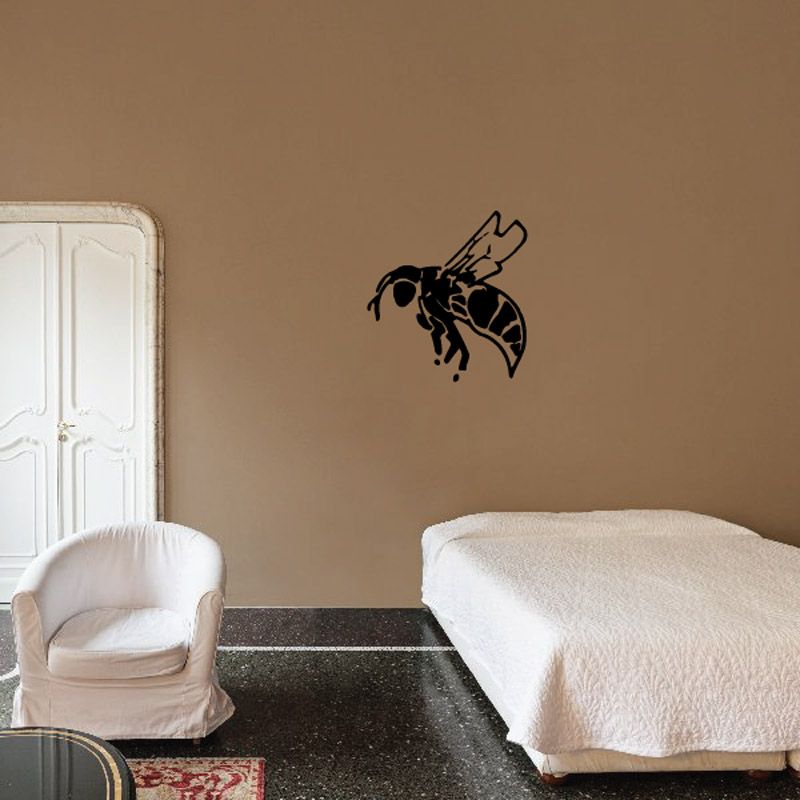 Image of Worker Bee Hovering Decal