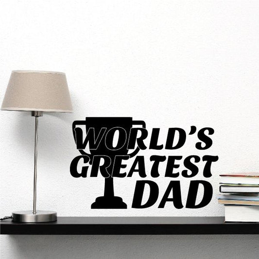 Image of World's Greatest Dad Decal