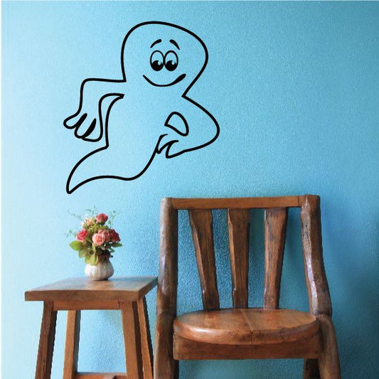 Image of Worried Look Ghost Decal