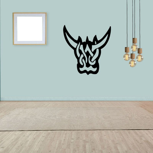 Image of Woven Bull Head Decal