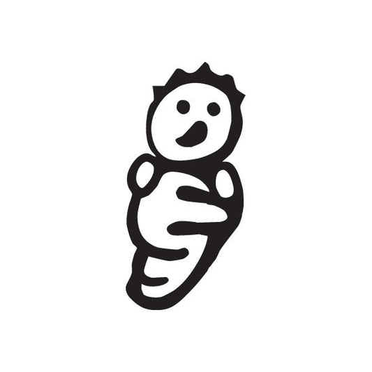 Image of Wrapped Baby Detailed Decal