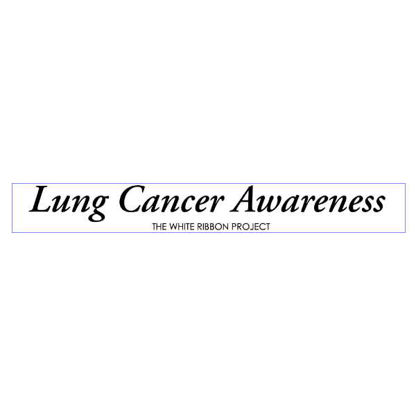 English Lung Cancer Sticker