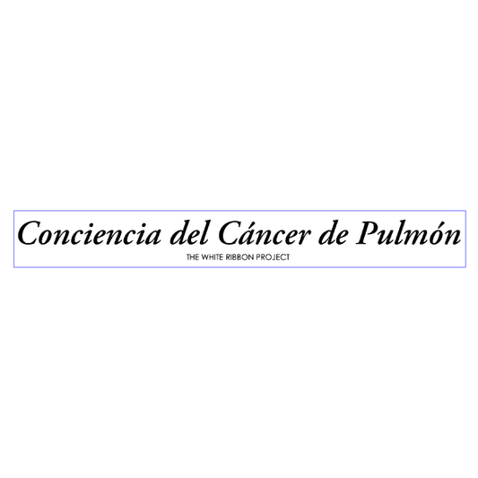 Spanish Lung Cancer Sticker