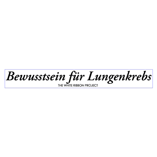 German Lung Cancer Sticker