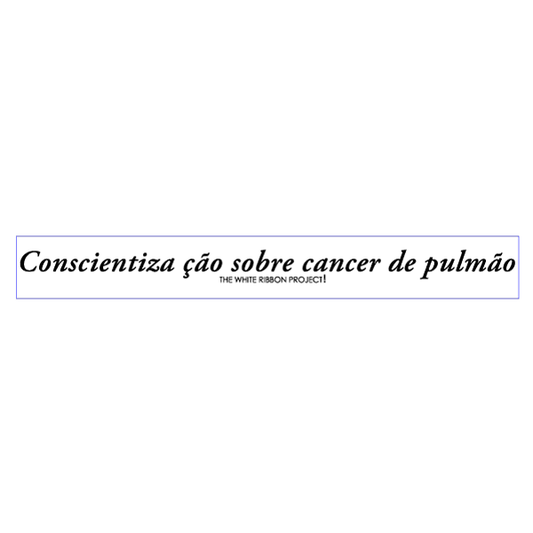 Portugese Lung Cancer Sticker