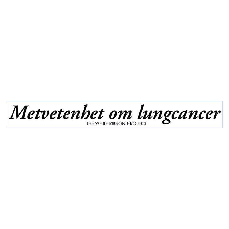 Swedish Lung Cancer Sticker