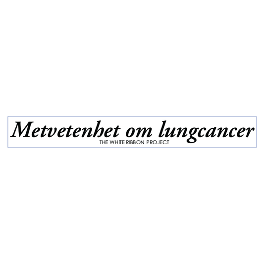 Swedish Lung Cancer Sticker