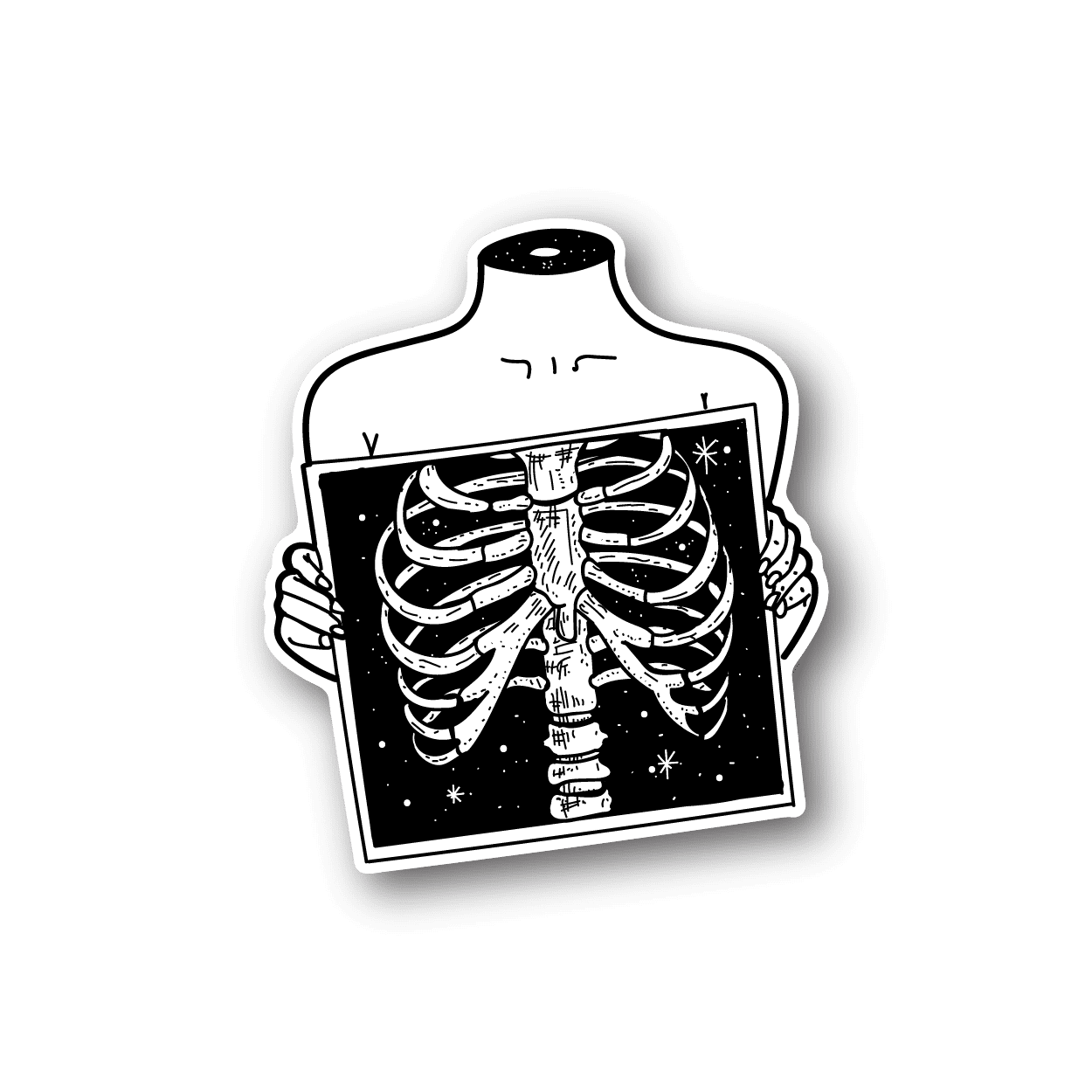 Image of X Ray Skeleton Sticker