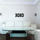 XoXo wall decal with bold XOXO lettering