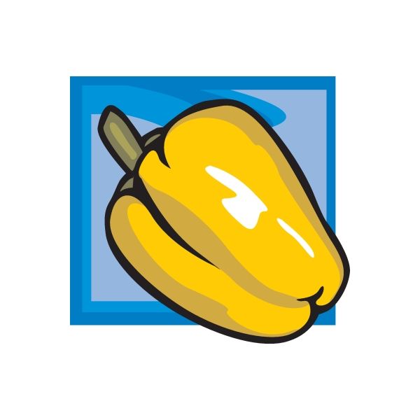 Image of Yellow Bell Pepper Sticker