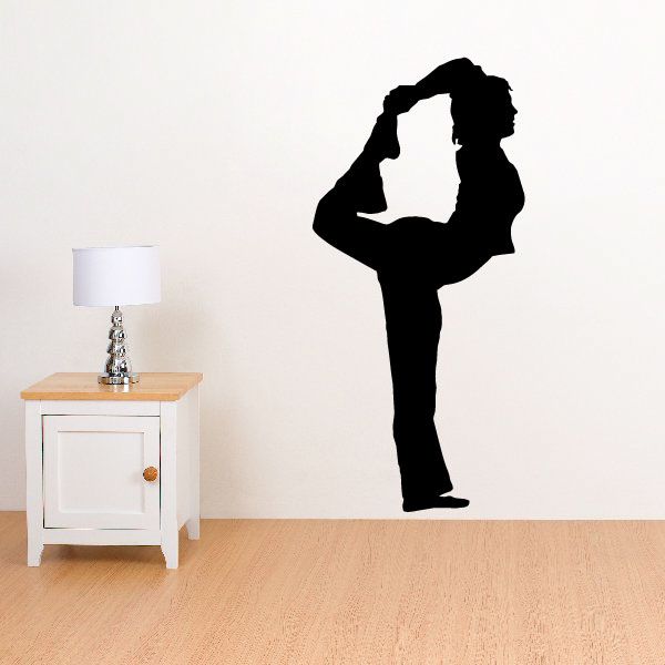 Image of Yoga Wall Decal - Vinyl Decal - Car Decal - BA005