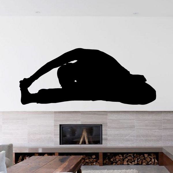 Image of Yoga Wall Decal - Vinyl Decal - Car Decal - BA012