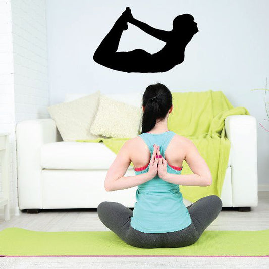 Image of Yoga Wall Decal - Vinyl Decal - Car Decal - Vd002