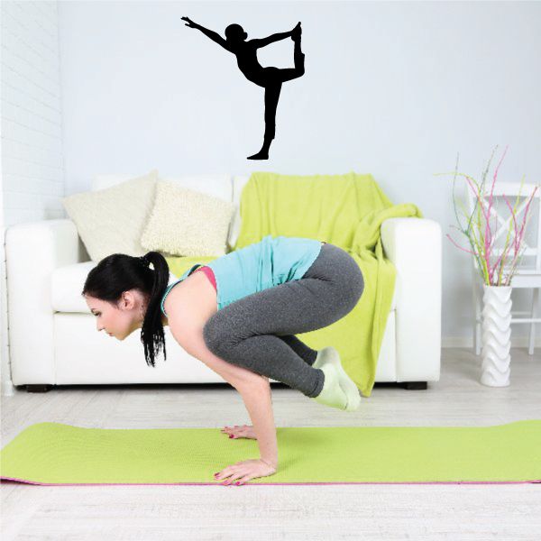 Image of Yoga Wall Decal - Vinyl Decal - Car Decal - Vd012