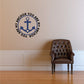 Anchor wall decal with blue circular text and anchor graphic