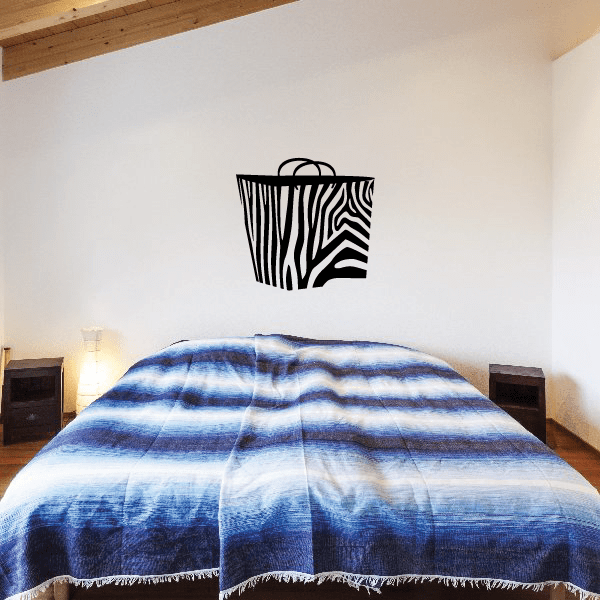 Image of Zebra Striped Dift Bag Decal