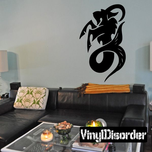 Image of Swimming Capricorn Decal