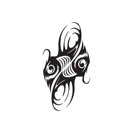 Image of Pisces Spooky Fish Decal