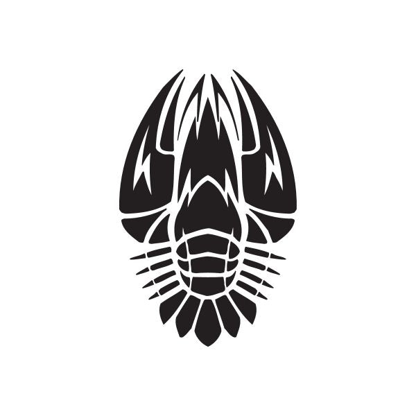 Image of Graphic Cancer Lobster Decal