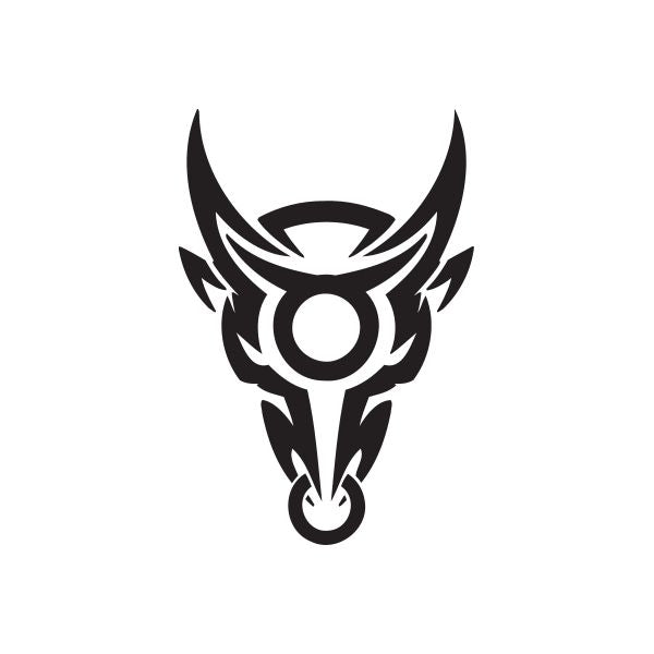 Image of Taurus Symbol Bull Head Decal