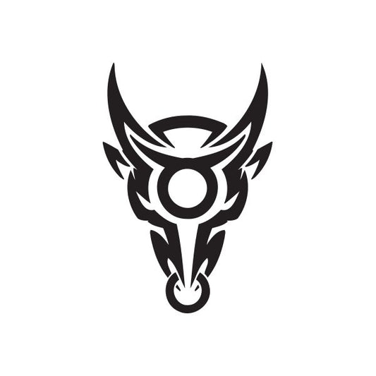 Image of Taurus Symbol Bull Head Decal