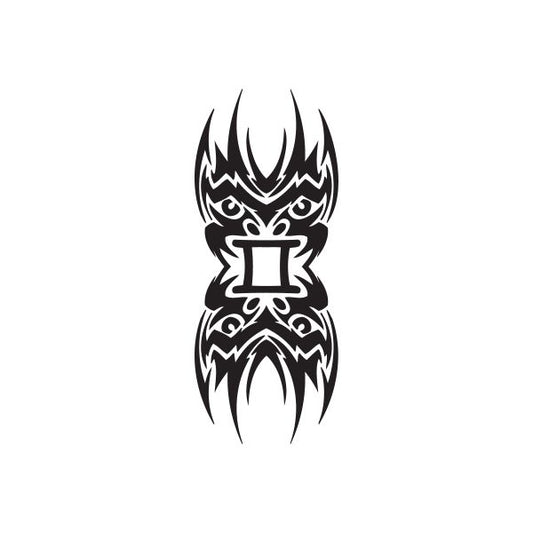 Image of Gemini Faces Tattoo Decal