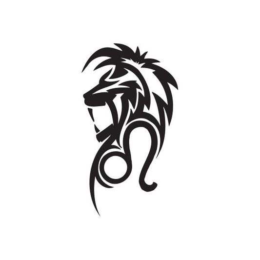 Image of Leo Simple Tatoo Decal