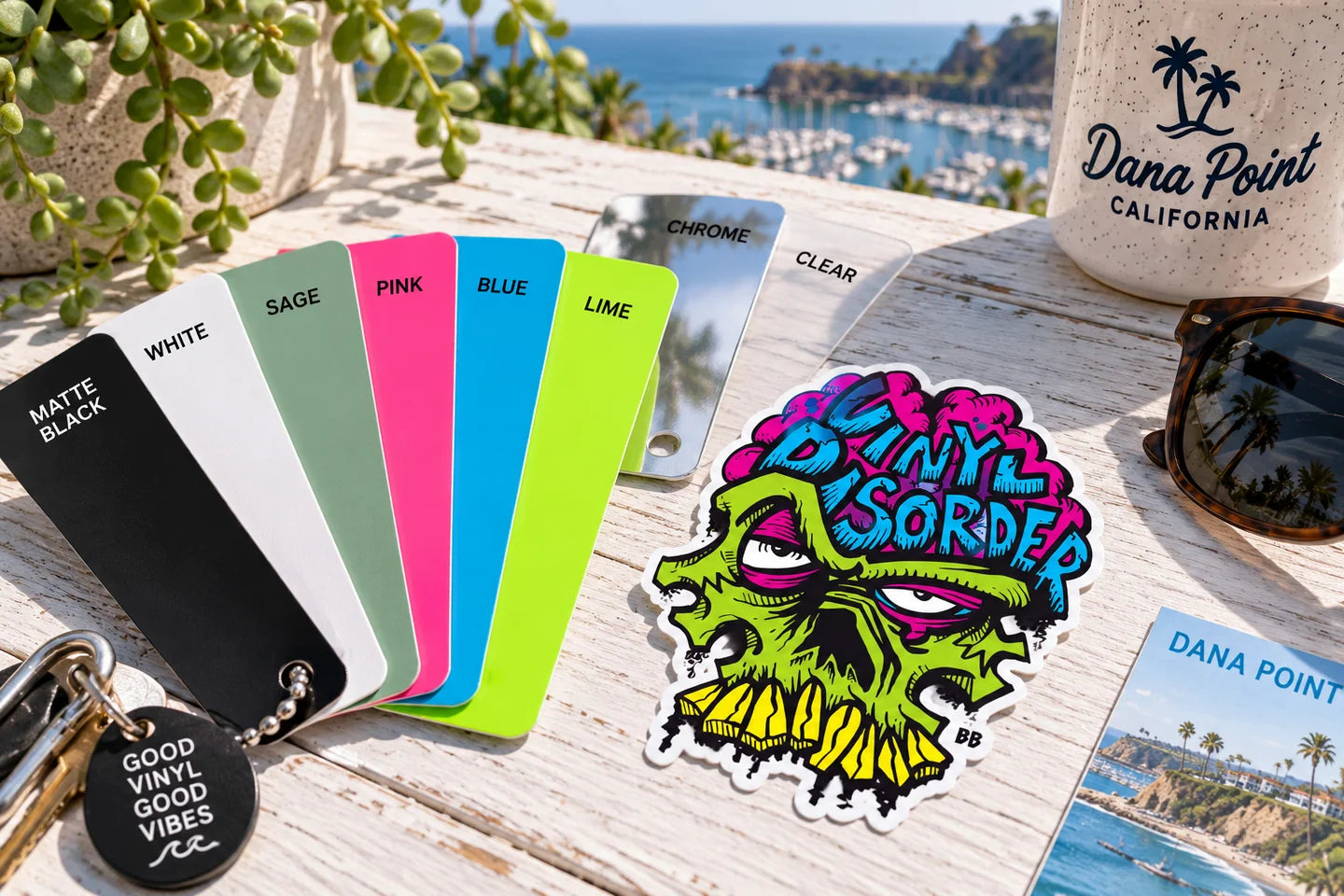 Vinyl Disorder branded coastal inspiration