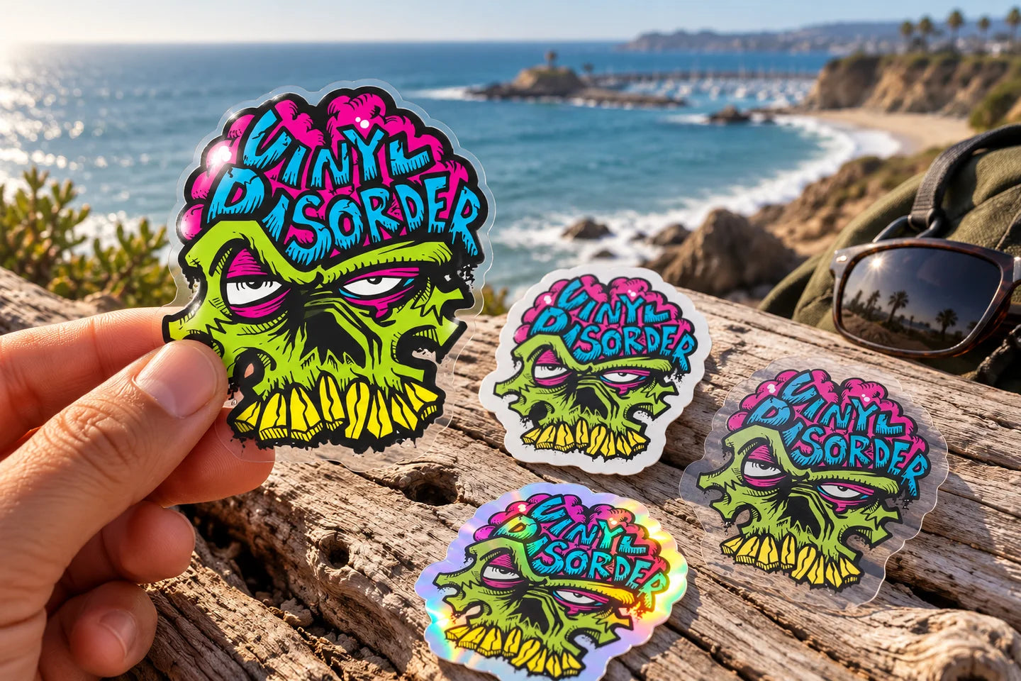 Vinyl Disorder branded coastal inspiration