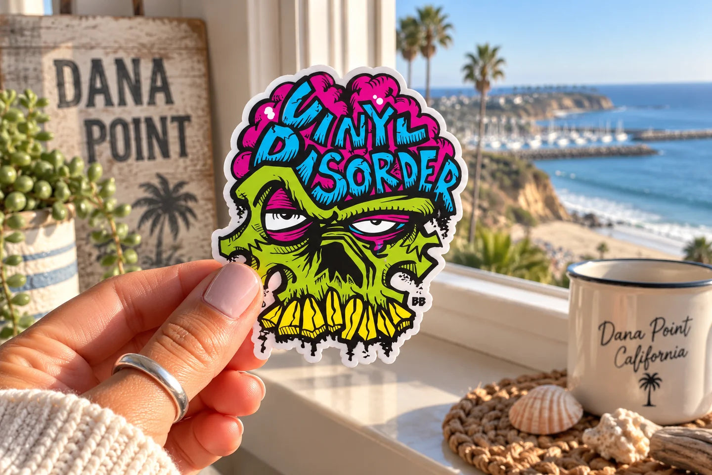 Vinyl Disorder branded coastal inspiration