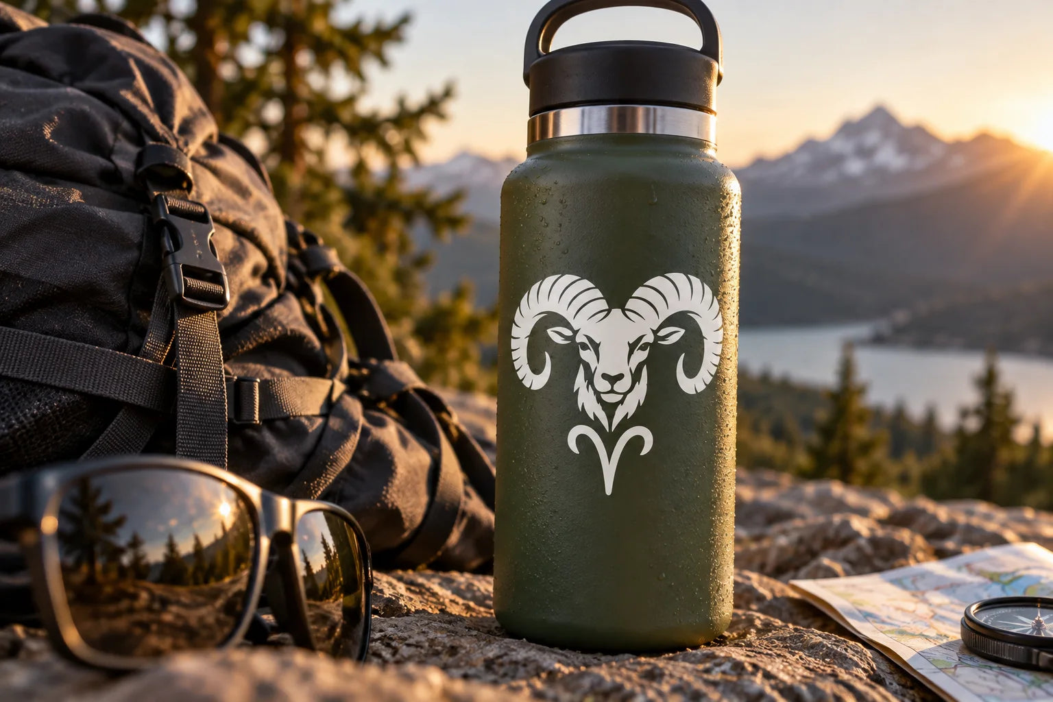 Illustrative Aries Decals vinyl application in a realistic separate close-up lifestyle scene.