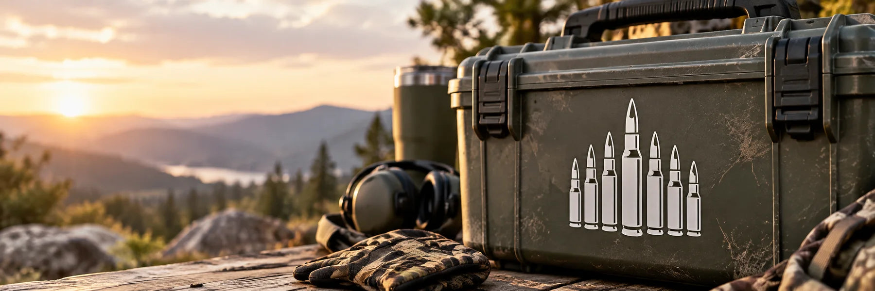 Illustrative Bullet Decals vinyl application in a realistic panoramic lifestyle scene.