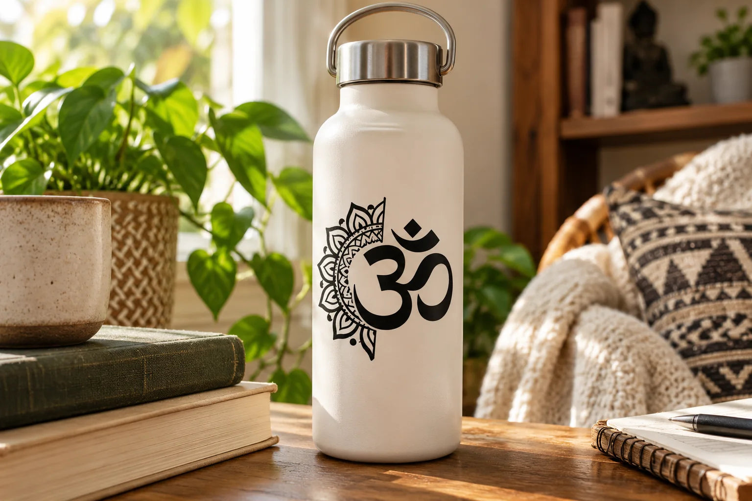 Illustrative Cultural Decals vinyl application in a realistic separate close-up lifestyle scene.