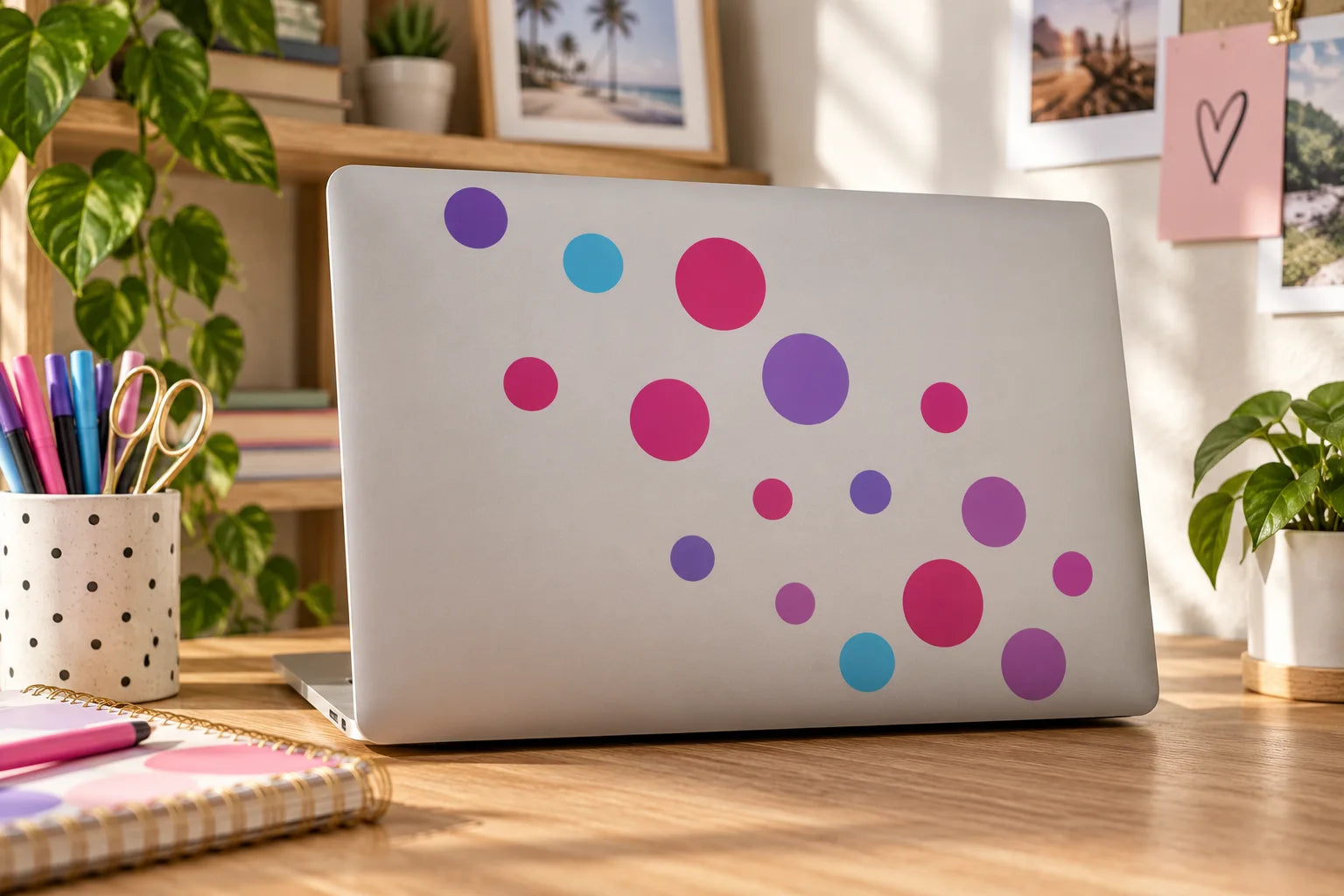 Illustrative Decal Kits vinyl application in a realistic separate close-up lifestyle scene.