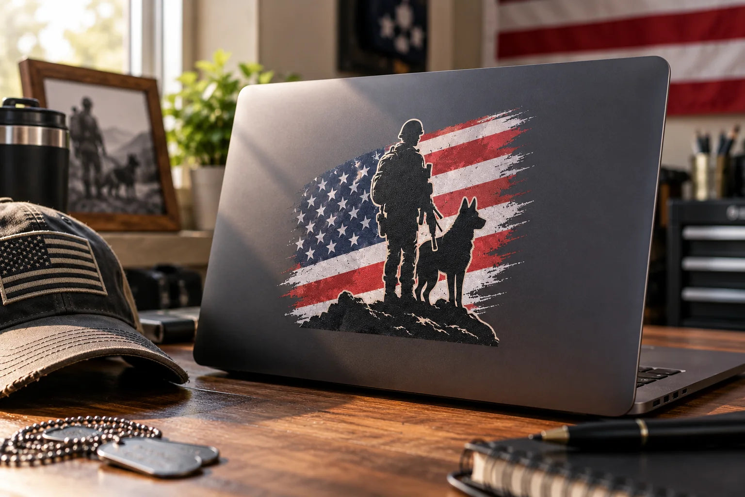 Illustrative Major League Hero Decals vinyl application in a realistic separate close-up lifestyle scene.