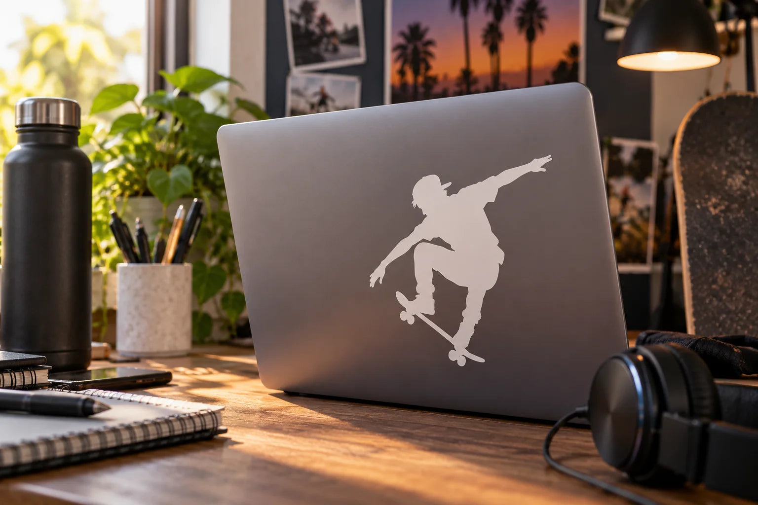 Illustrative Teen Decals vinyl application in a realistic separate close-up lifestyle scene.