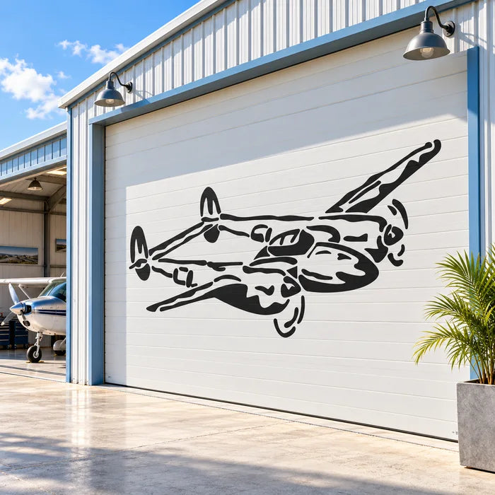 Airplane and Jet Decals — illustrative vinyl application