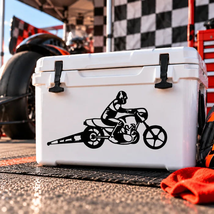 Racing Decals — illustrative vinyl application