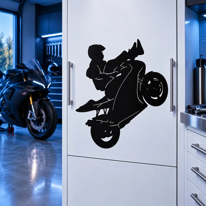 Super Sport Bike Decals — illustrative vinyl application